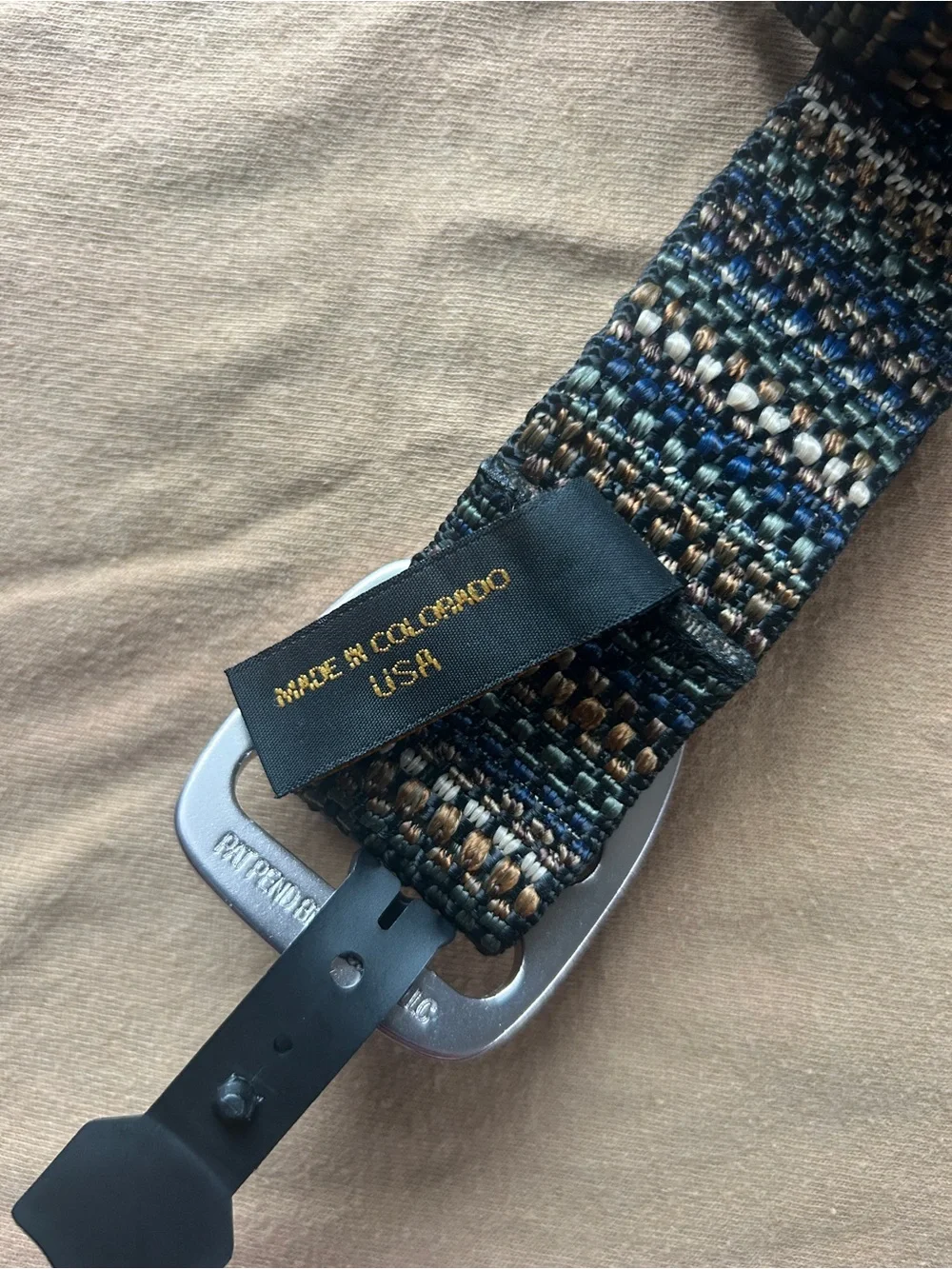 Cabela's Men's Woven Olive Green Multi Belt with Metal Quick-Release Buckle